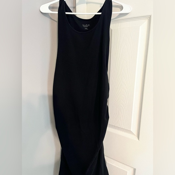 Black midi Maternity Dress - Picture 1 of 2